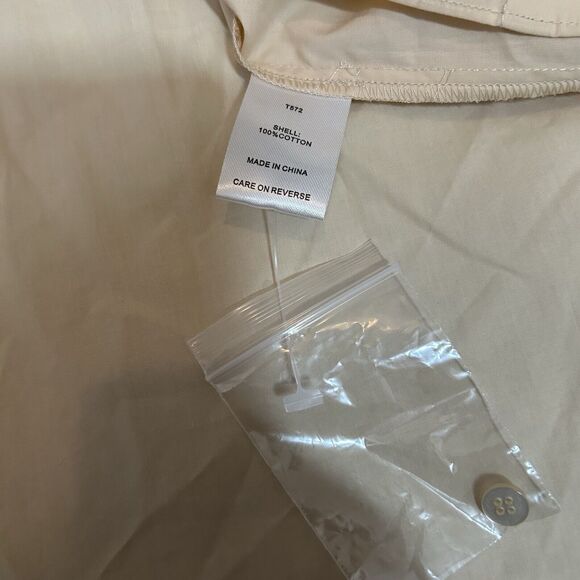 NWT Alexia Admor Amber Shirt Yellow Button Classic Cotton Top Women's Size M - Picture 9 of 9